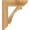 Ekena Millwork Imperial Slat Rough Sawn Bracket, Western Red Cedar, 6"W x 26"D x 30"H BKT06X26X30IMP06RWR - alternate 2